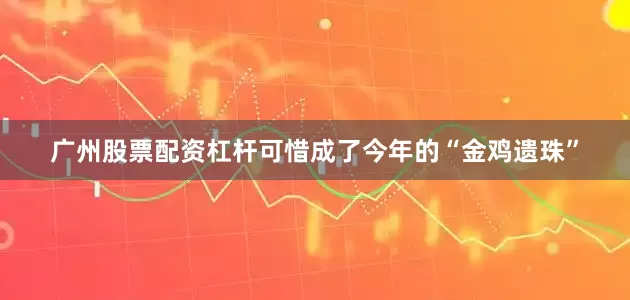 广州股票配资杠杆可惜成了今年的“金鸡遗珠”