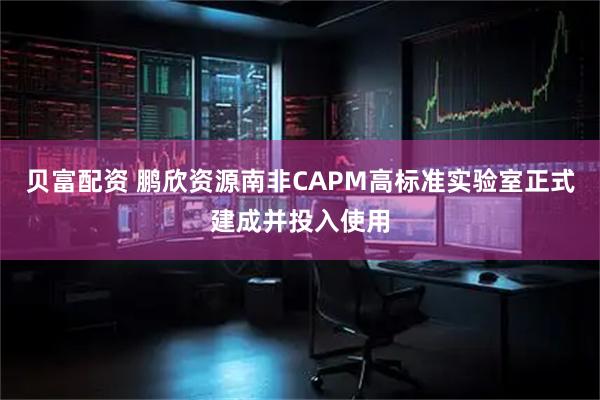 贝富配资 鹏欣资源南非CAPM高标准实验室正式建成并投入使用